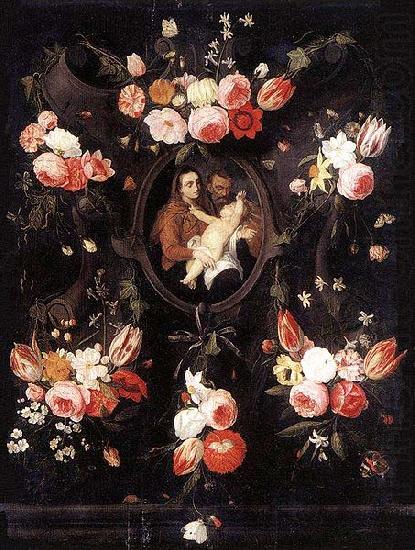 Jan Van Kessel Holy Family oil painting picture